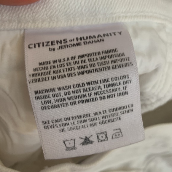 Citizens of Humanity, Aveden Ankle Jeans: White - Picture 4 of 11